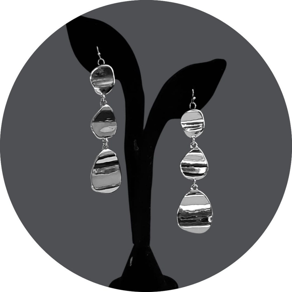 Elegant Silver Dangle Earrings